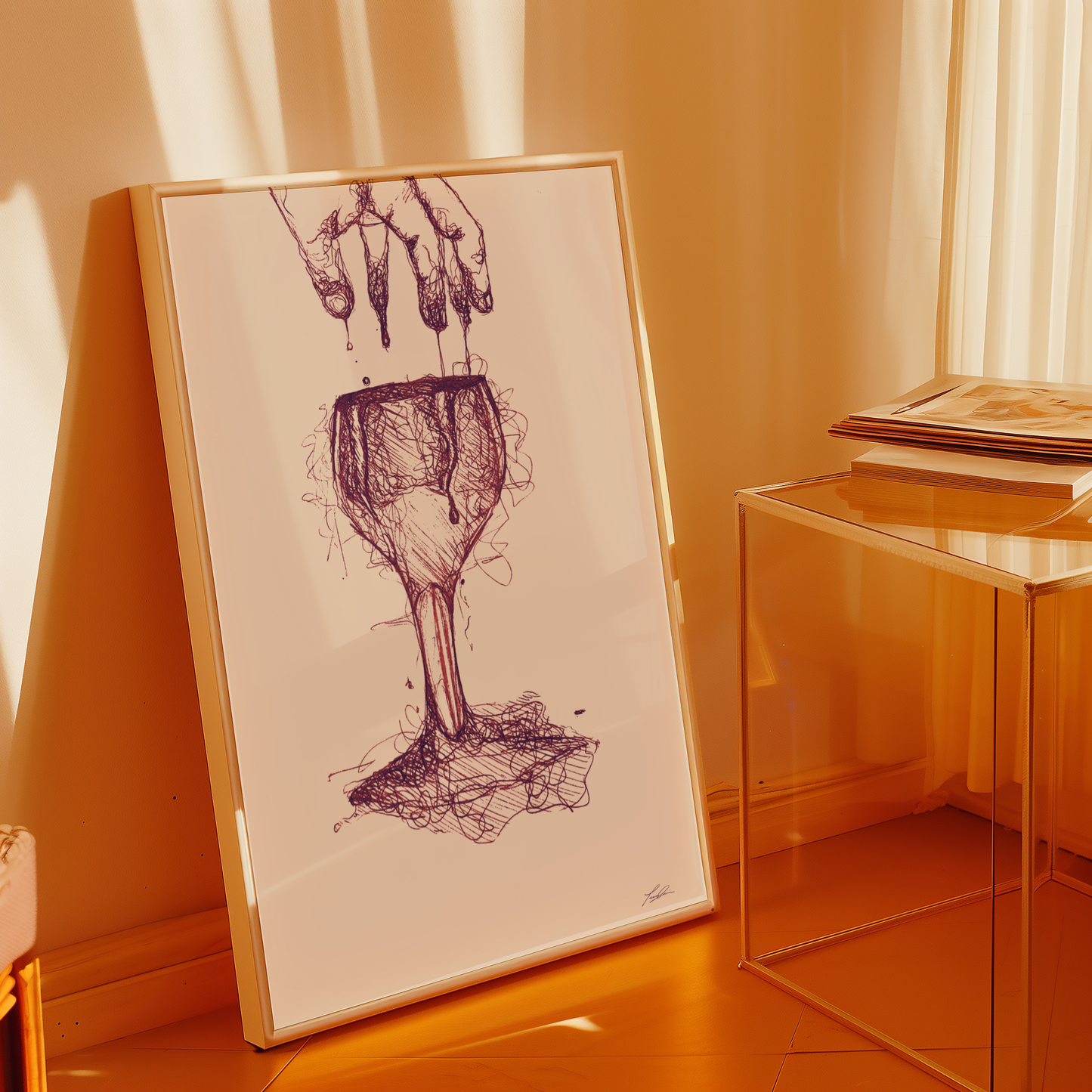 Wine Blood of Jesus - Poster