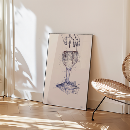 Wine Blood of Jesus - Poster