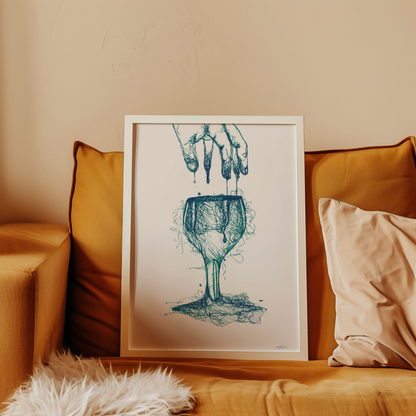 Wine Blood of Jesus - Poster